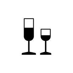 glasses of drinks icon. Element of simple icon for websites, web design, mobile app, info graphics. Signs and symbols collection icon for design and development