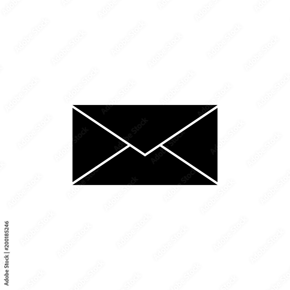 Poster closed envelope icon. element of simple icon for websites, web design, mobile app, info graphics. si