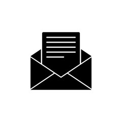 envelope with a letter icon. Element of simple icon for websites, web design, mobile app, info graphics. Signs and symbols collection icon for design and development