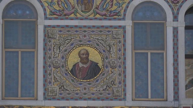 Painting on Palazzo Da Mula Morosini