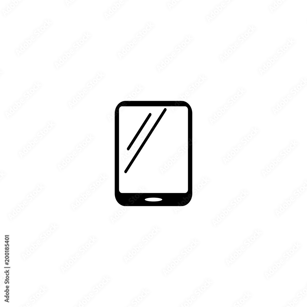 Aufkleber the tablet icon. element of simple icon for websites, web design, mobile app, info graphics. signs a