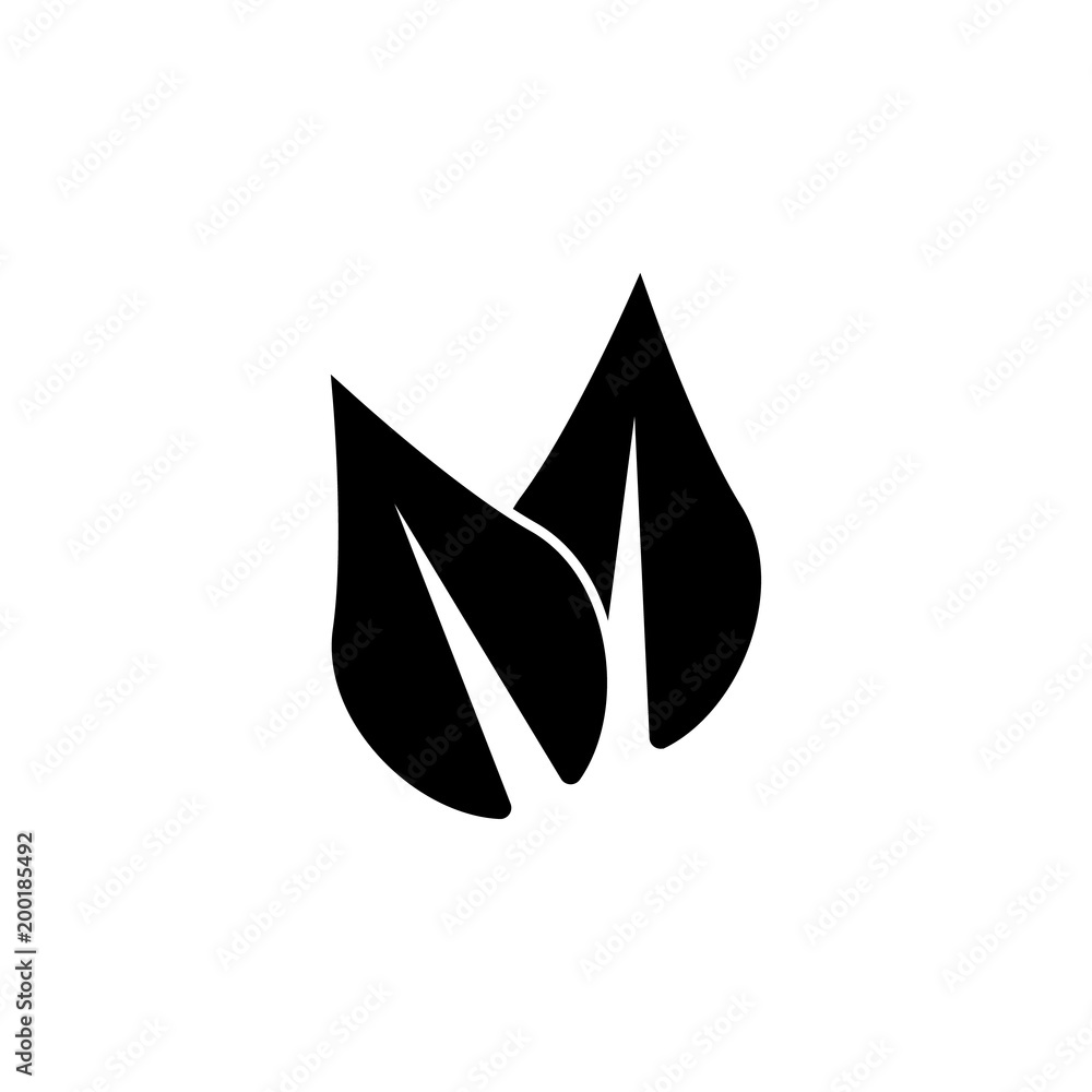 Poster tree leaves icon. element of simple icon for websites, web design, mobile app, info graphics. signs 