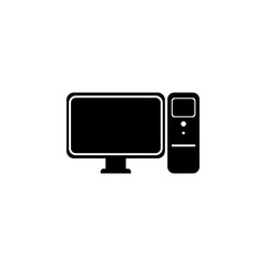 personal computer icon. Element of simple icon for websites, web design, mobile app, info graphics. Signs and symbols collection icon for design and development