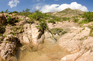 Desert creeks, Mexico.