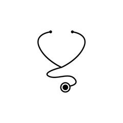 Stethoscope icon. Element of simple icon for websites, web design, mobile app, info graphics. Signs and symbols collection icon for design and development