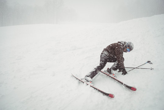 Ski fail of a man