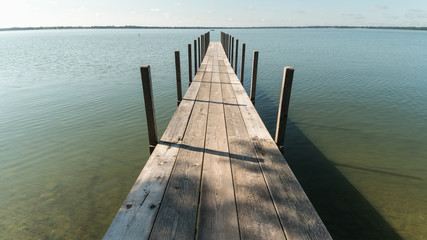 Fototapeta premium Calm Summer Day On The Dock