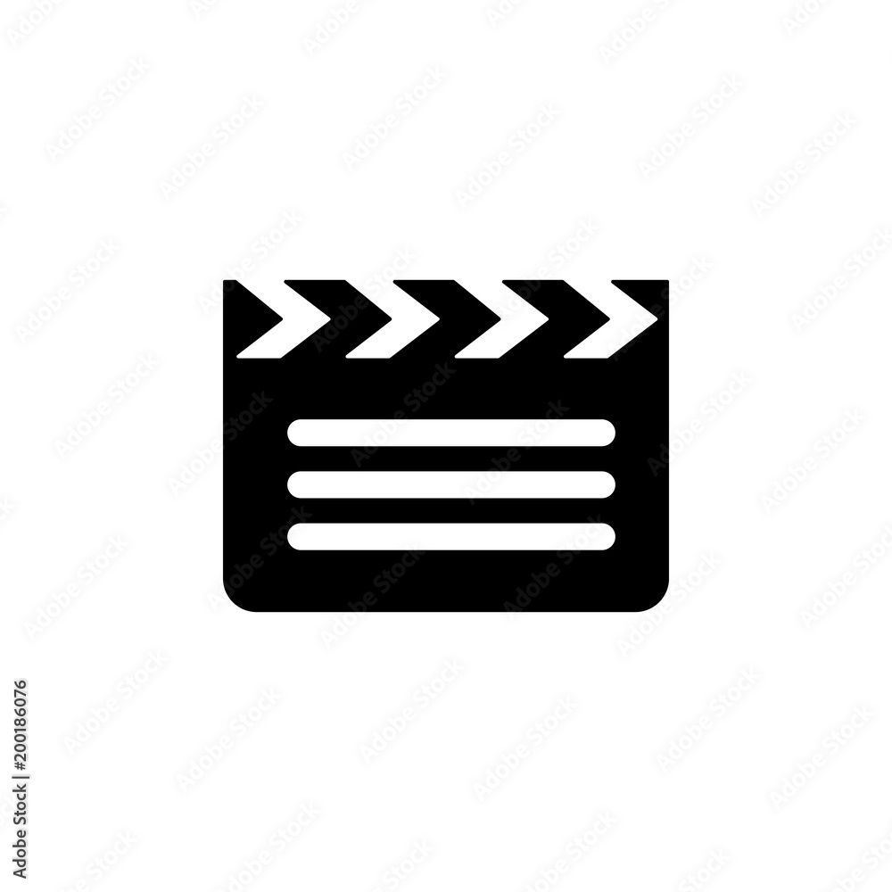 Poster closed movie cracker icon. element of simple icon for websites, web design, mobile app, info graphic