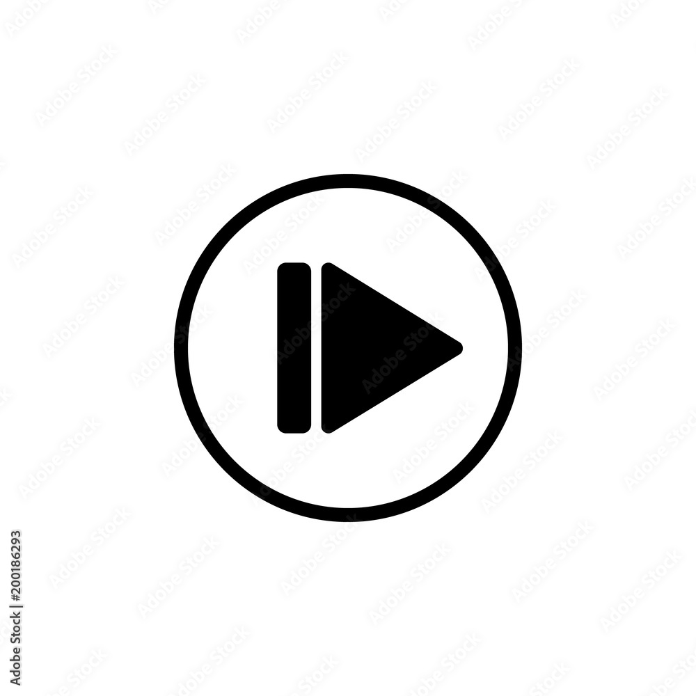 Poster slow-motion sign icon. element of simple icon for websites, web design, mobile app, info graphics. s