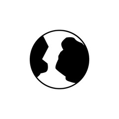 Earth icon. Element of simple icon for websites, web design, mobile app, info graphics. Signs and symbols collection icon for design and development