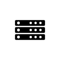 server icon. Element of simple icon for websites, web design, mobile app, info graphics. Signs and symbols collection icon for design and development