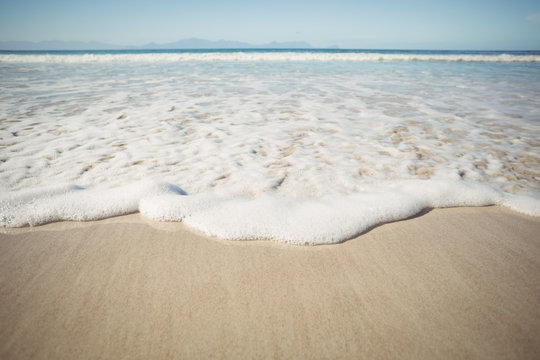 Sea Surf on Beach