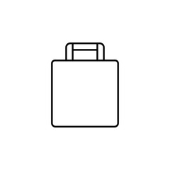 baggage icon. Element of simple icon for websites, web design, mobile app, info graphics. Thin line icon for website design and development, app development