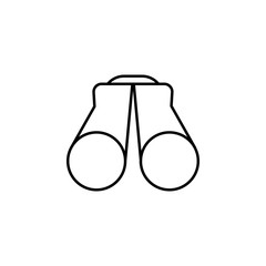 binoculars icon. Element of simple icon for websites, web design, mobile app, info graphics. Thin line icon for website design and development, app development