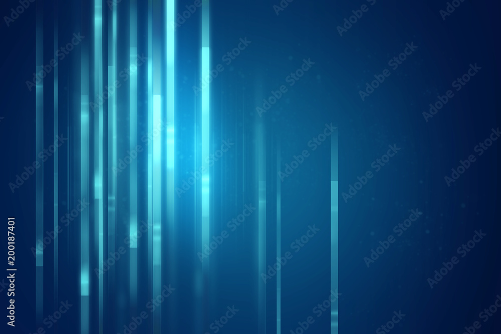 Poster blue geometric shape abstract technology background