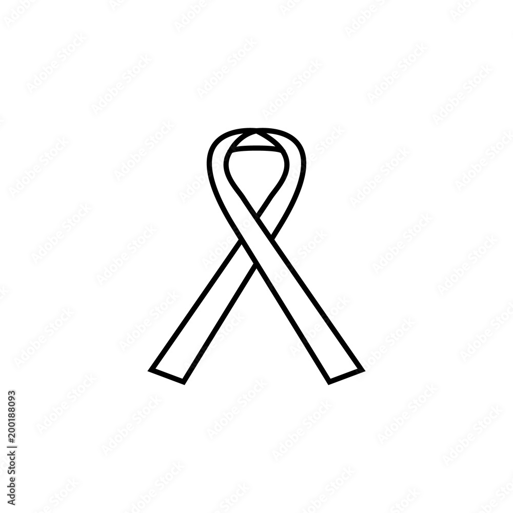 Poster sign of aids icon. element of simple icon for websites, web design, mobile app, info graphics. thin 