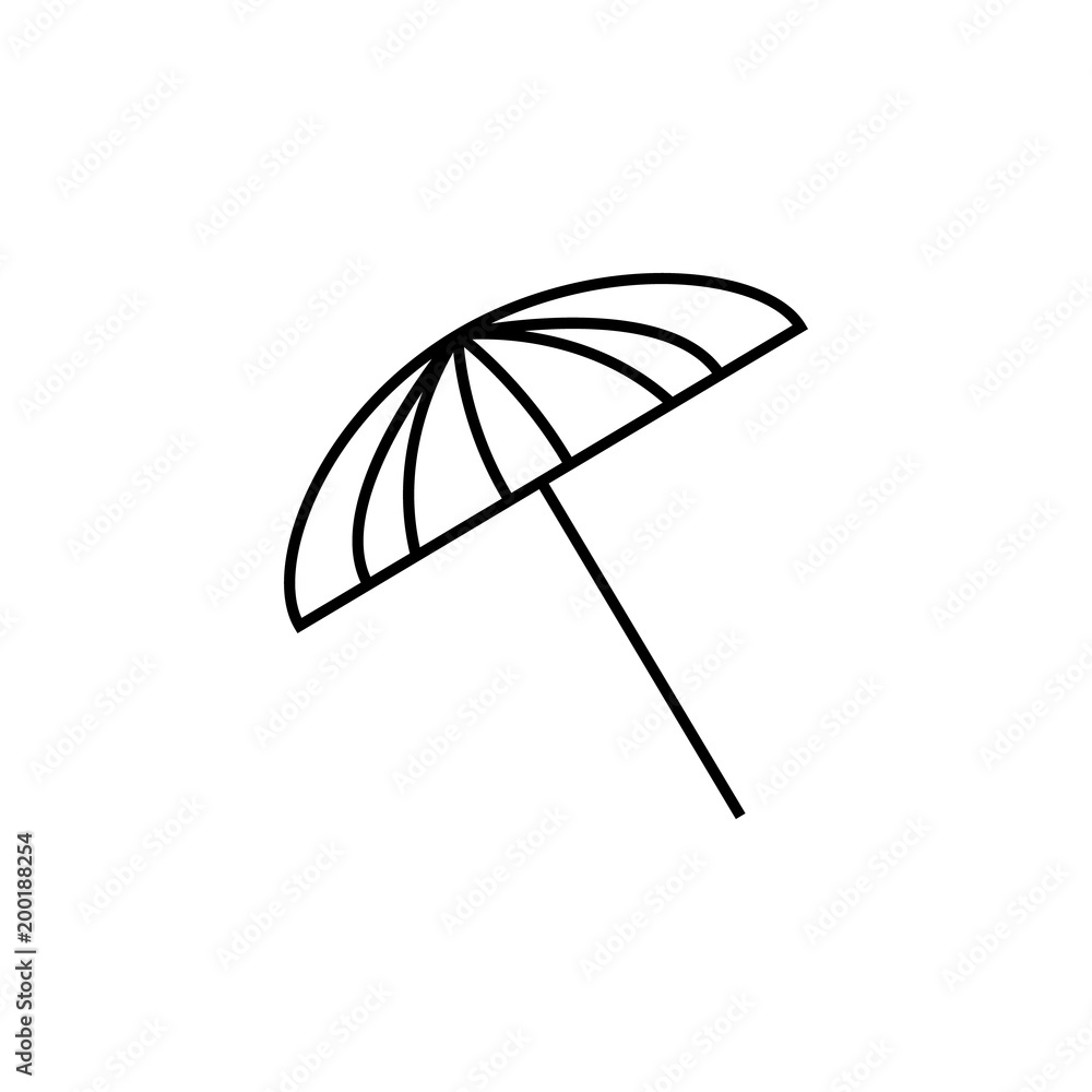 Poster chaise-longue icon. element of simple icon for websites, web design, mobile app, info graphics. thin
