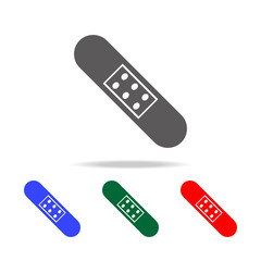 Adhesive plaster icon. Elements of doctor multi colored icons. Premium quality graphic design icon. Simple icon for websites, web design, mobile app, info graphics