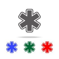 Fototapeta premium Hospital Signboard Icon. Elements of doctor multi colored icons. Premium quality graphic design icon. Simple icon for websites, web design, mobile app, info graphics