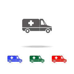 ambulance icon. Elements of doctor multi colored icons. Premium quality graphic design icon. Simple icon for websites, web design, mobile app, info graphics