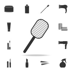 Fototapeta premium hair brush icon. Detailed set of Beauty salon icons. Premium quality graphic design icon. One of the collection icons for websites, web design, mobile app
