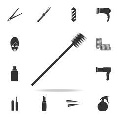 Obraz premium comb for the eyebrows icon. Detailed set of Beauty salon icons. Premium quality graphic design icon. One of the collection icons for websites, web design, mobile app