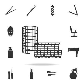 curlers icon. Detailed set of Beauty salon icons. Premium quality graphic design icon. One of the collection icons for websites, web design, mobile app