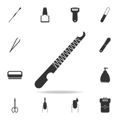 cuticle removal tool icon. Detailed set of Beauty salon icons. Premium quality graphic design icon. One of the collection icons for websites, web design, mobile app