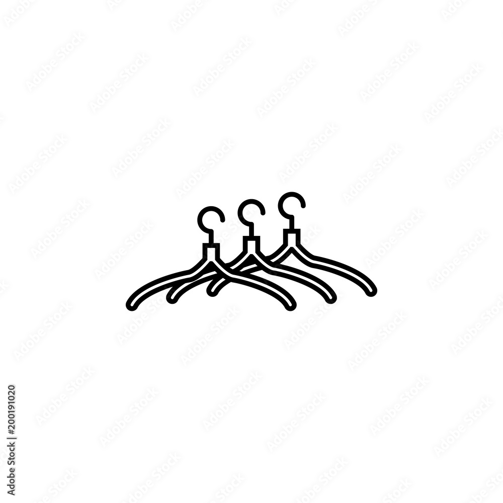 Poster hangers icon. element of otel and motels for mobile concept and web apps. thin line icon for website