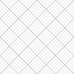 Geometric vector grid. Seamless fine abstract pattern with light diagonal lines. Modern background