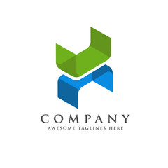 H letter trend isometric logo design vector illustration template, creative Letter H  logo design vector 