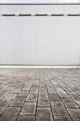 Corrugated metal sheet