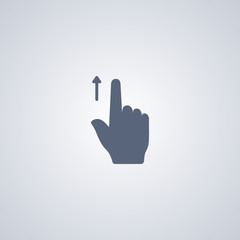 Gesture touch up icon