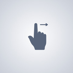 Gesture right icon