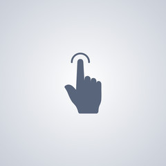 Gesture touch vector icon