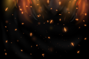 Abstract fire background