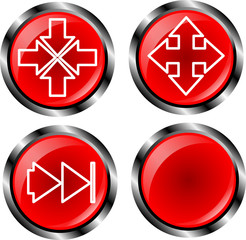 Obraz premium arrow, light red