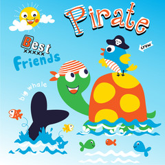 PIRATE ADVENTURE CARTOON VECTOR