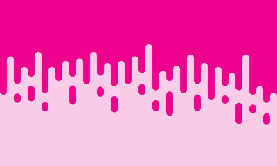 Pink background with rounded lines. Vector illustration.