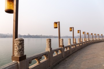 Beijing Beihai Park Lake Promenade