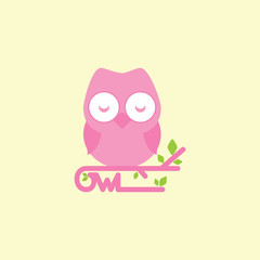 Owl Vector Template Design Illustration