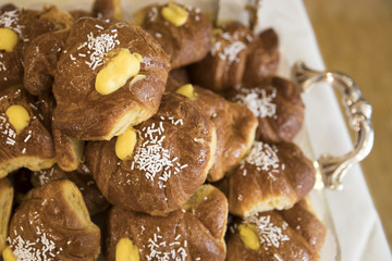 italian custard croissant