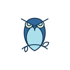 Owl Vector Template Design Illustration