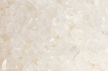 White granulated sugar as a background