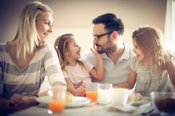 Good morning with breakfast.