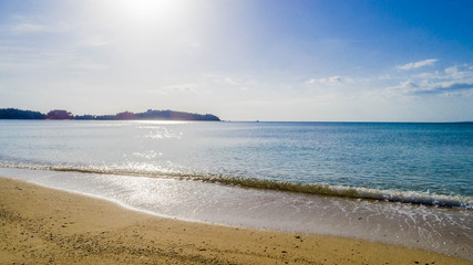 沖縄　恩納村　砂浜