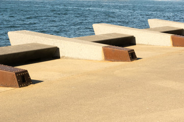 Fototapeta premium Geometric waterfront