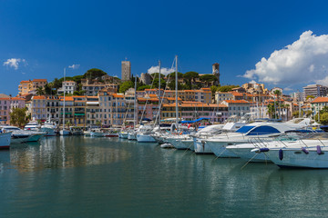 Fototapeta na wymiar Old town in Cannes - France