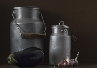 Still life with cans