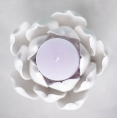 Candlestick in the form of a flower